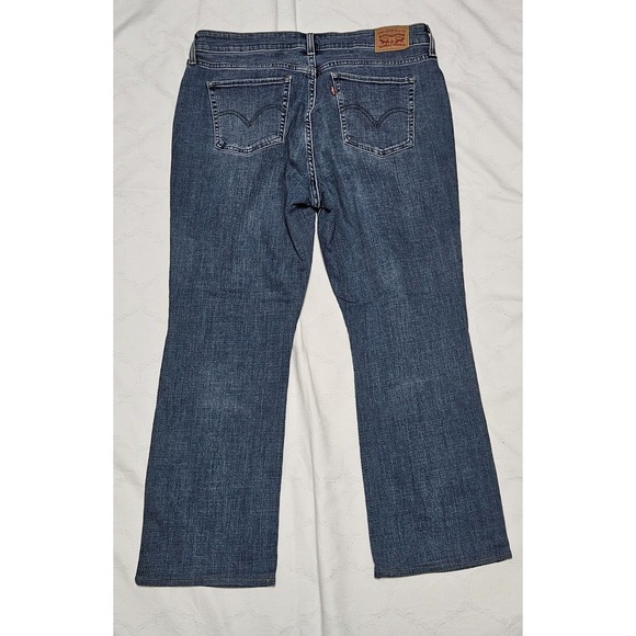 Levi Strauss 415 Jeans Women's 16 (37x28) Blue Denim Classic Bootcut Stretch EUC - Picture 10 of 10